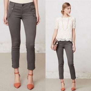 Anthropologie Level 99 Slim Ankle Twill Pant